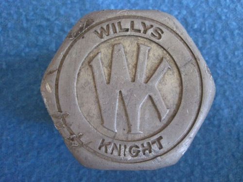 Vintage 1910&#039;s 1920&#039;s willys knight grease cap wheel hub cap