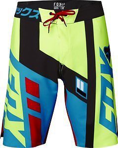 Fox racing divizion mens boardshorts red