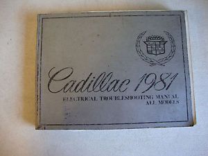 1981 cadillac factory electrical troubleshooting manual - all models
