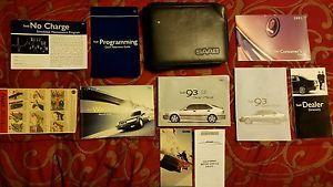 2001 saab 9-3 se convertible owners manual 01 guide brochure oem original