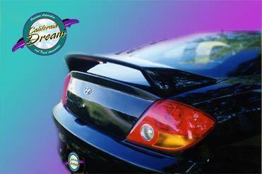 Painted factory style i spoiler for a  hyundai tiburon  2003-2008