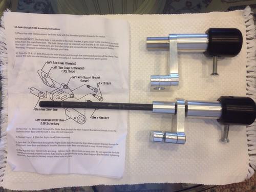 Ducati underbody frame slider woodcraft 848 1098