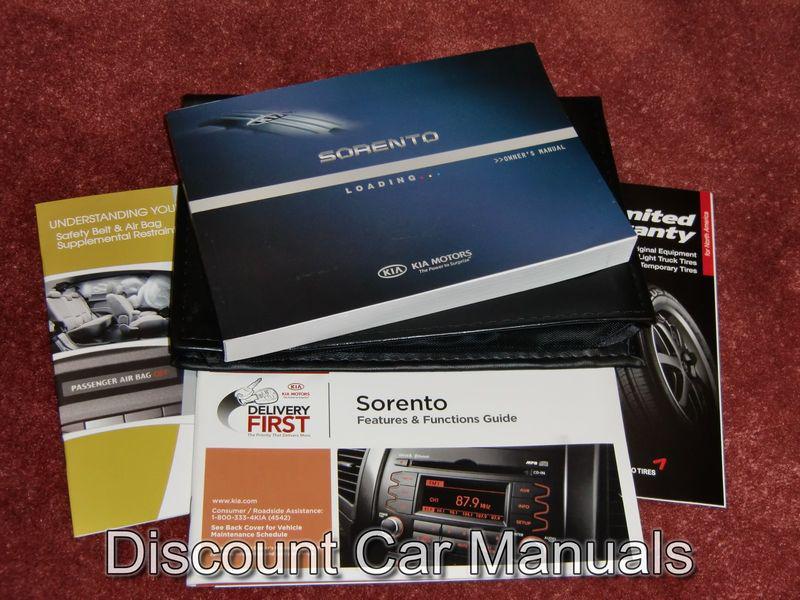 ★★ 2010 kia sorento owners manual portfolio 10!! ★★