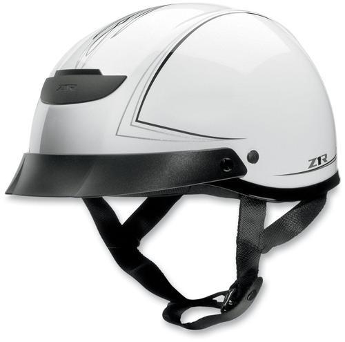 Z1r motorcycle vagrant pinstripe helmet white size xx-small