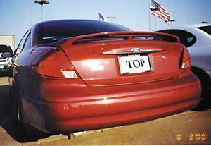 Painted ford taurus factory style spoiler 2000-2007