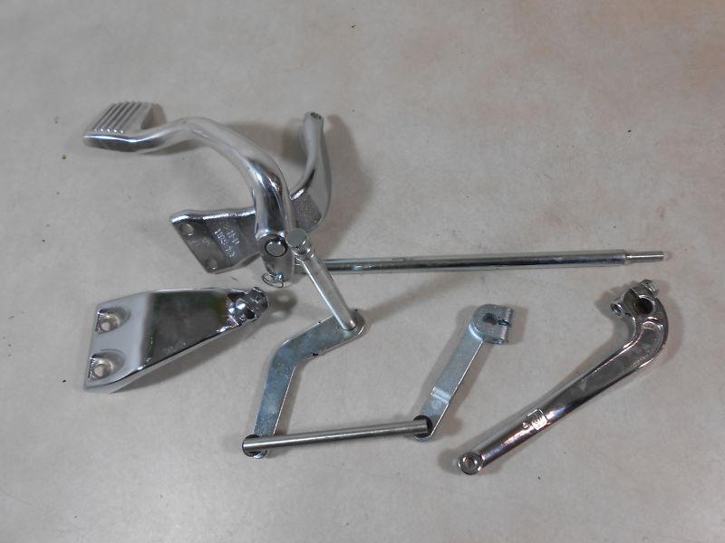 Harley davidson dyna mid controls brake pedal brackets 06-later #1