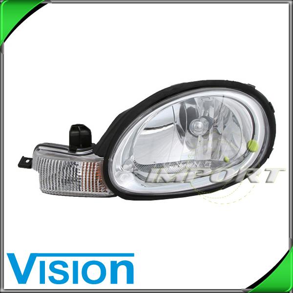 Driver side left l/h headlight lamp assembly replacement 2000-2002 dodge neon