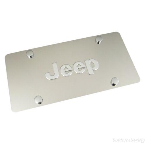 Jeep badge license plate cherokee compass wrangler