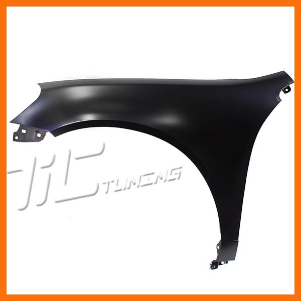 2002-2006 acura rsx front fender driver primered steel w/o side lamp hole left