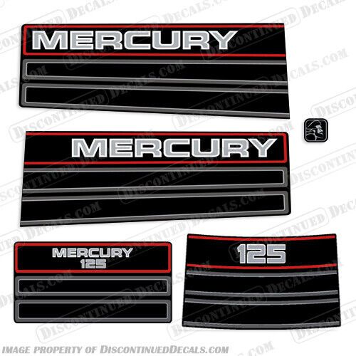 Fits mercury 125hp outboard engine decals 1994-1995