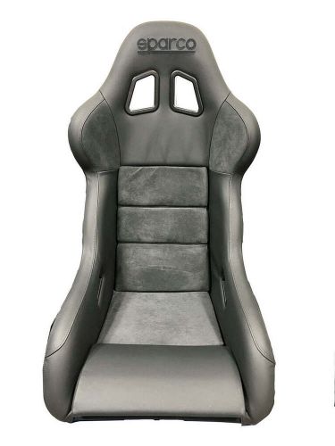 Sparco evo qrt performance leather / carbon large black racing seat