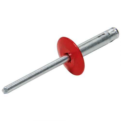 Allstar performance lg hd rivet 250pk red flange type alum mandrel