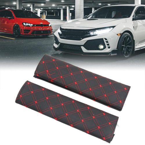 2pcs red black car safety seat belt shoulder pads cover cushion harness pad