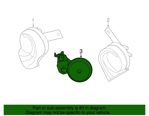 Genuine infiniti alarm horn 25605-3ja0a