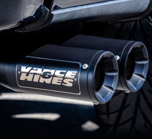 Vance fits &amp; hines ford 2015-2020 f150 eliminator black catback exhaust