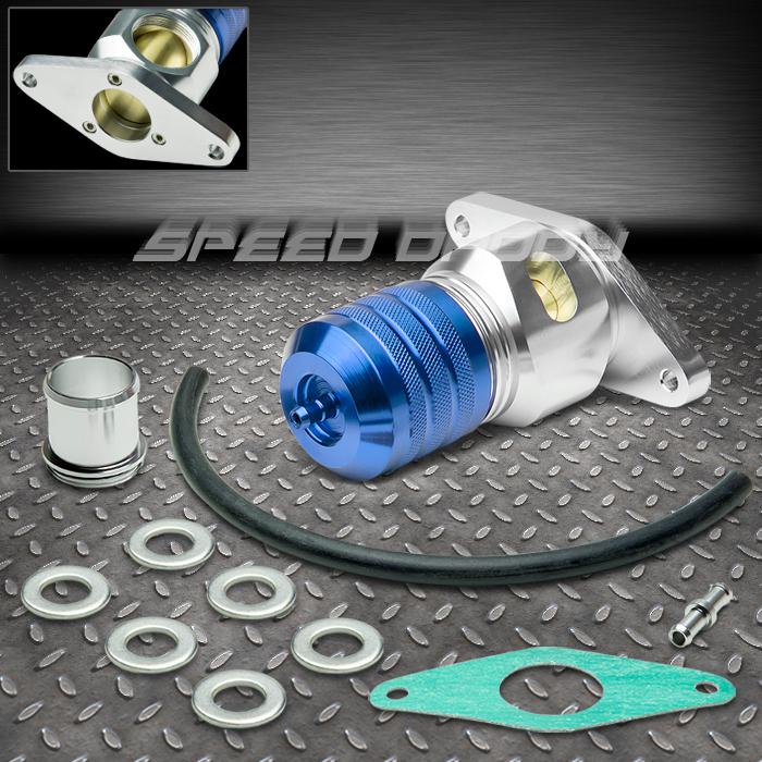 Hybrid 50/50 recirculate turbo blow off valve bov psi 08-12 wrx/legacy gt blue