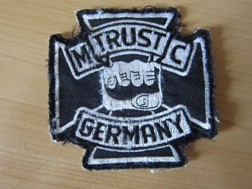 Mc patch trust mc germany rocker hat patch motorcycle club-