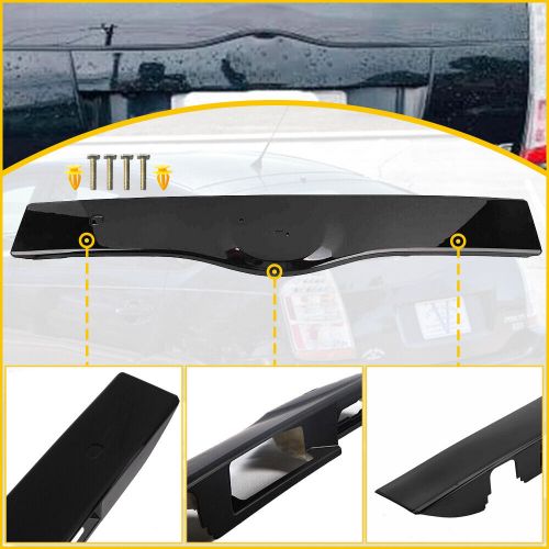 Upgraded tailgate liftgate garnish handle for 04-09 toyota prius black smooth