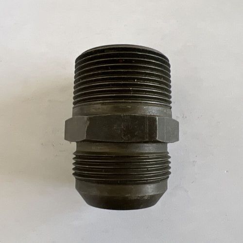 An816-16 adapter, straight, pipe to tube steel 1.3125-12 unj to 1-11.5