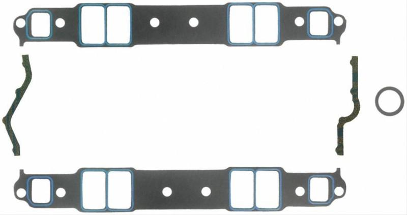 Fel-pro 1206 performance chevy intake manifold gasket sets 2.21" x 1.31" port -