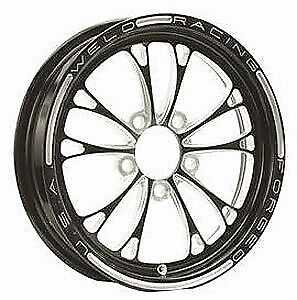 Weld racing    84b 15204    v series frnt drag wheel blk 15x3 5 5x4 5bc 1 75b