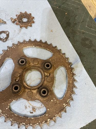 1984 honda atc 200 s front and rear sprocket gears 228