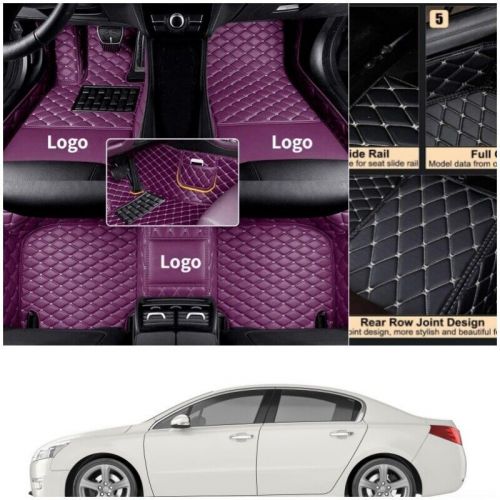 For land rover all model car floor liner mats pu leather waterproof carpets