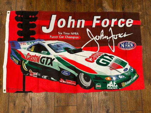 John force nhra champion flag 6 time funny car champion banner 3ft x 5ft