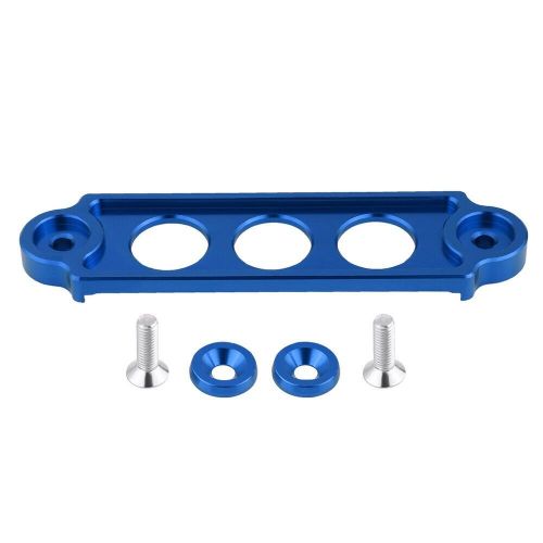 (blue) battery tie down bracket car racing battery tie down hold bracket