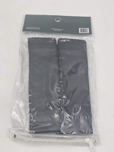 New 2 piece university of hawaii universal car seat belt leather cover free ship