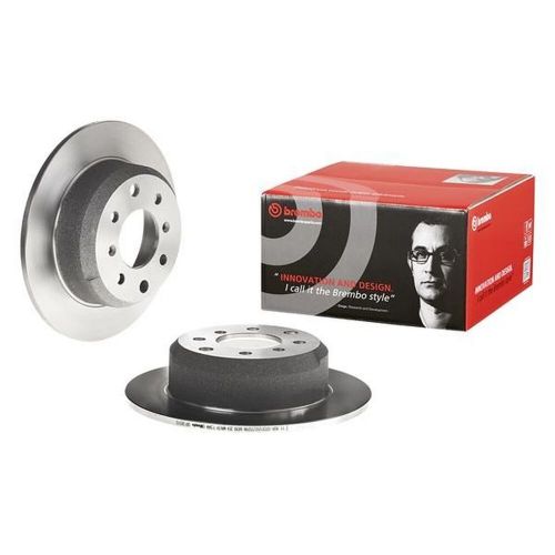 Brembo rear pair solid brake discs 08.1365.10 - fits alfa romeo