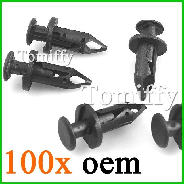 100 pcs fender clips body rivets 2005-2012 polaris sportsman 400 500 600 700 800