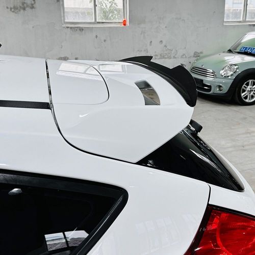 Rear trunk spoiler lip roof wing for ford focus mk3 st line 11-17 gloss black