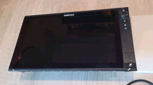 Simrad nss16 evo2 16&#034; multifunction display mfd chartplotter power wire &amp; cover