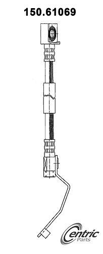 Centric 150.61069 brake hose, front-brake hydraulic hose