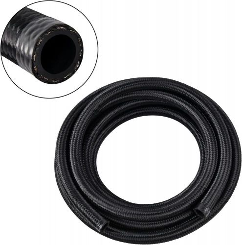 Evil energy 6an fuel line, an6 braided fuel hose nylon cpe 20ft black