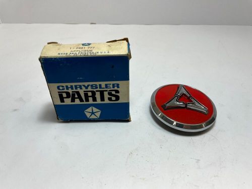 68-69 dodge charger coronet center cap hub ornament emblem badge 2881777 nos