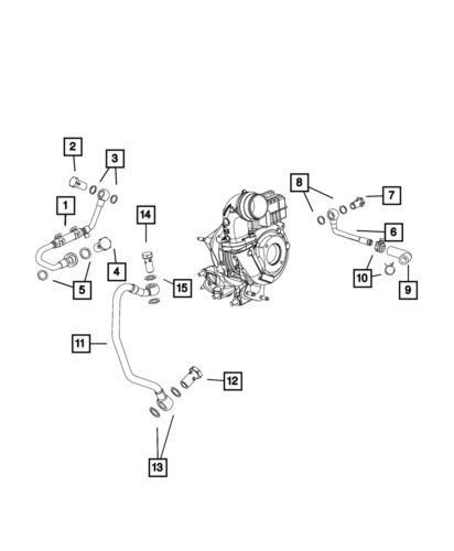 Genuine mopar o ring 68211221aa