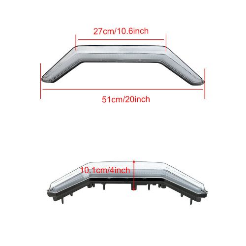 Utv led center grill light for polaris rzr pro xp /pro xp 4 /pro r front accent