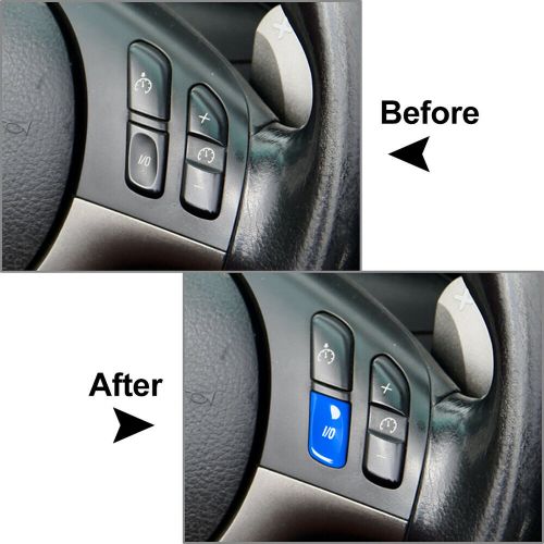 Steering wheel vo e / a switch button strip for bmw f chassis 3 series e46 m3 98-06-