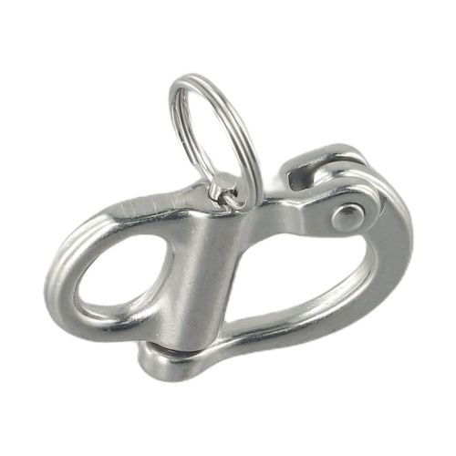 Stainless quick release boat anchor chain eye shackle swivel hook snap marine