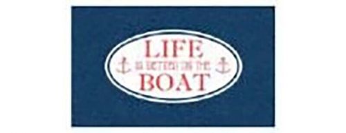 Kittrich strb214701 life is better on the boat navy bl