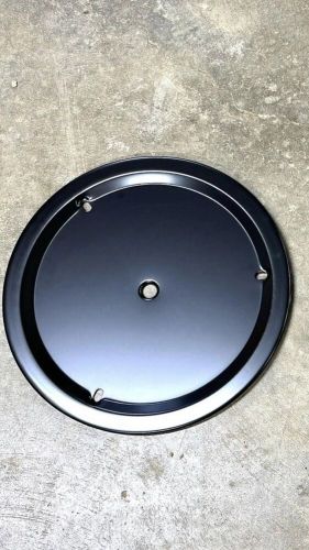 New 15” black alum 3 hole wheel cover dirt late model imca race car free ship