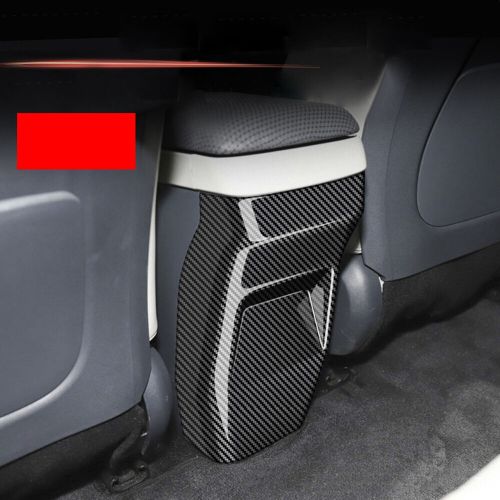 For kia ev6 2022-2024 carbon fiber look armrest back anti-kick cover strip-