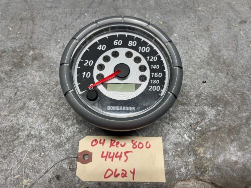 04 skidoo rev mxz 800 ho speedometer 4445 mile speed gauge renegade 600 speedo