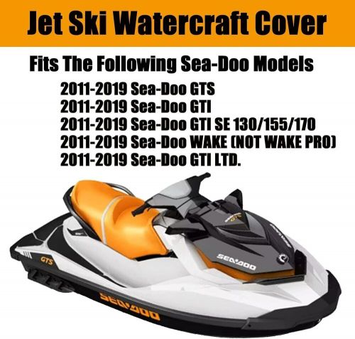 Waterproof jet ski trailerable watercraft ski cover fit for 2011-2019 bombardier