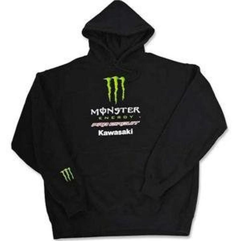 New pro circuit monster energy adult cotton hoody/sweatshirt, black, med/md