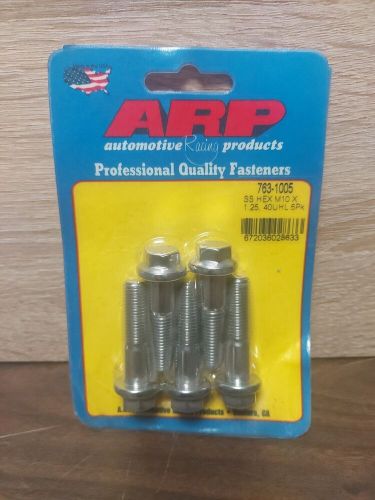 Arp 763-1005 m10 x 1.25 x 40 hex ss bolts