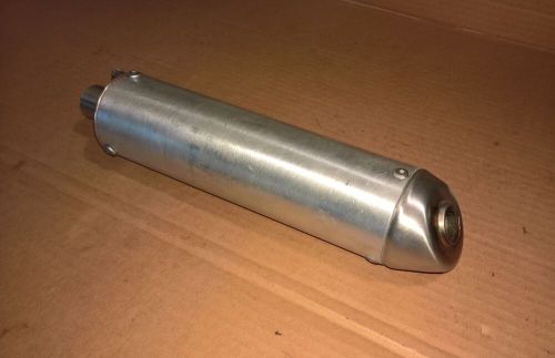 New pro circuit 9-1/2&#034; exhaust muffler silencer honda cr-125 cr125 shifter kart