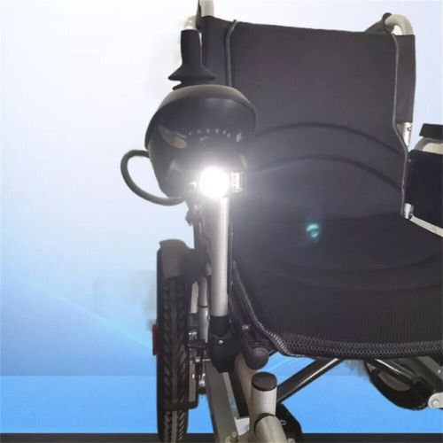 Electric power wheelchair led lighting usb charging light